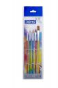 DOMS Colourmate Synthetic Paint Brush Set (Flat & Round)...