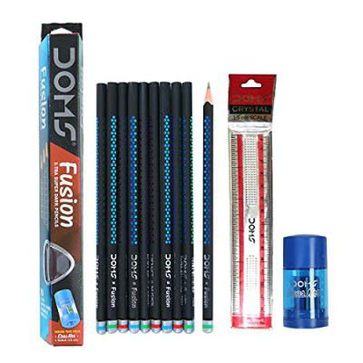 Doms Fusion Xtra Super Dark Pencil Box | Pack of 30 Pencils