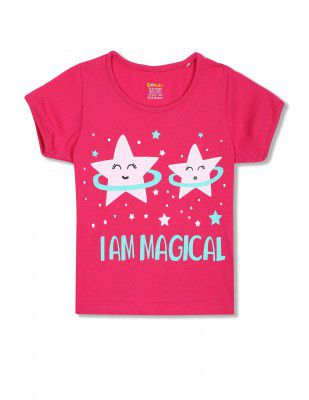 Donuts by Unlimited Baby-Girls Regular Fit T-Shirt