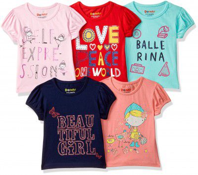 Donuts by Unlimited Baby-Girl's Regular fit T-Shirt