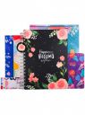 Doodle Happiness Planner B5 (Blushing Blossom) | Wiro Bound Undated Planner with 268 Pages...
