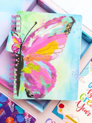 Doodle Happiness Planner B5 | Wiro Bound Undated Planner with 268 Pages