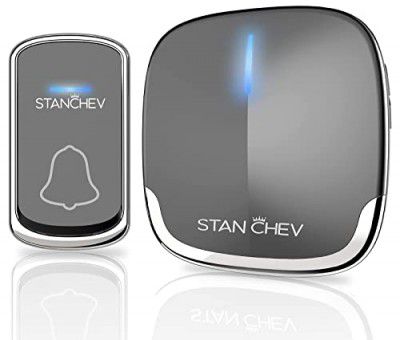 Door Bell Wireless for Home, Wireless Door Bell Operating in 300m/1000 ft, IP44 Weatherproof Button