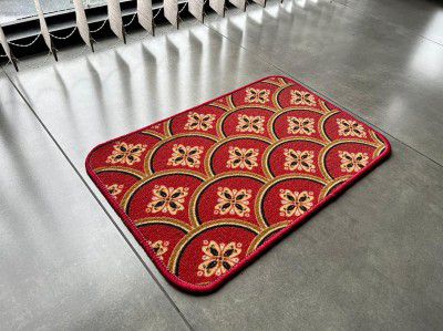 Door Mat Cotton for Home Bedroom Office Kitchen Living Room Bathroom Kitchen Medium European Velvet mats - Yoruk (Adana)