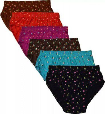 DOOZIE LOVEPLUS Pack of 6 Women Hipster Multicolor Panty