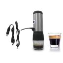 doppio Macchina 15BAR 90W 12V Portable 3 In 1 Coffee Machine With Hot Water Brew System USB Powered With Electric Vehicle Power Supply 60Ml Water Tank Compatible With Ns Capsules DG Capsules...