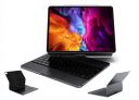 doqo Smart Keyboard Case for iPad Pro & Air with Trackpad with Backlit Keyboard,Advanced 5.1 Bluetooth, (11/10.9 Inch (Spacegray), 360 Aluminium)...