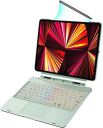 doqo Smart Keyboard Case for iPad Pro & Air with Trackpad with Backlit Keyboard (Detachable ABS)...