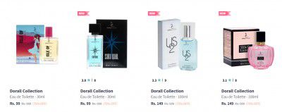 Dorall Collection Perfumes at Upto 75% Off | Starts @ ₹149