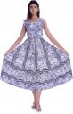 DORAYA Women Maxi Blue Midi/Calf Length Dress...