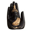 Dorvik Palm Buddha showpiece/Hand Buddha showpiece...