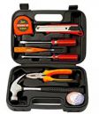 DOTCOM 9 Pieces Basic Tool Kit, Home Tool Kit, Tool Box Tools Included, Small Tool Kit...