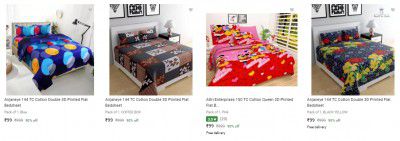  Double Bedsheet Upto 90% Off And at ₹99 