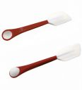 Double Hand Red & White Silicone Cooking Spatula...