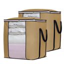 DOUBLE R BAGS Non-Woven Large Foldable Storage Bag Organizer Clothes Storage Container ...