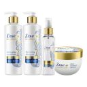 Dove Beautiful Curls Shampoo + Conditioner + Hair Mask + Hair Gel...