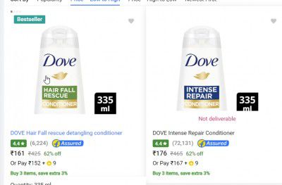 Flat 60% Off On Dove Body wash