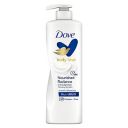 Dove Body Love Nourished Radiance Body Lotion For Very Dry Skin 48hrs Moisturisation Paraben Free with Plant Based moisturiser Soft Radiant Skin 400ml...