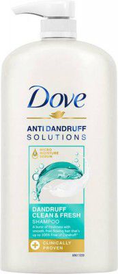 DOVE Clean & Fresh Hair Shampoo to Prevent Dandruff - (1 L)