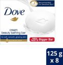 DOVE CREAM BEAUTY BATHING BAR PACK OF 8  (8 x 125 g)...
