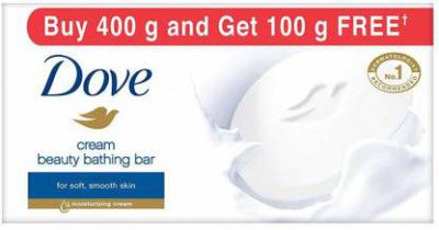 DOVE Cream Beauty Bathing Soap  (5 x 100 g)