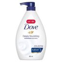 Dove Deeply Nourishing Body Wash, With Exfoliating Beads For Softer, Smoother Skin - 800 ml...