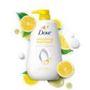 Dove Energising Body wash with energising lemon scent and nourishing Vitamin C, 825ml...