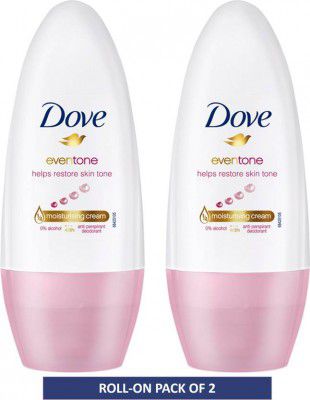 DOVE Eventone Deodorant Roll-on - For Women (100 ml, Pack of 2)