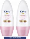 DOVE Eventone Deodorant Roll-on - For Women (100 ml, Pack of 2)...