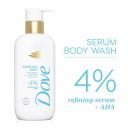 Dove Exfoliate Away Serum Body Wash | 4% Refining Serum + AHA | 300 ml