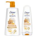 Dove Healthy Ritual for Strengthening Hair Shampoo 650 ml + Conditioner 175 ml, Combo | For Dry and Damaged Hair...