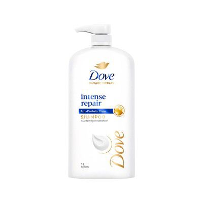 Dove Intense Repair Shampoo 1 L, Repairs Dry and Damaged Hair