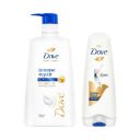Dove Intense Repair Shampoo 650ml & Dove Intense Repair Conditioner 175ml, Combo...