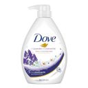 Dove Lavender & Chamomile Go Fresh Body Wash Pump Bottle, 1L...