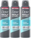 DOVE Men+Care Clean Comfort Dry Spray Antiperspirant Deodorant (Pack of 3) Deodorant Spray - For Men  (450 ml, Pack of 3)...