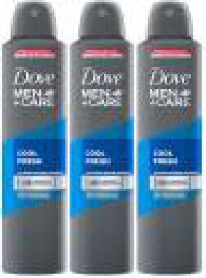 DOVE Men+Care Cool Fresh Dry Spray Antiperspirant Deodorant (Pack of 3) Deodorant Spray - For Men  (750 ml, Pack of 3)