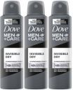 DOVE Men+Care Invisible Dry Spray Antiperspirant Deodorant Spray - For Men  (450 ml, Pack of 3)...