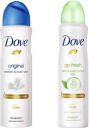 DOVE Original and Go Fresh Deodorant Deodorant Spray - For Women (300 ml, Pack of 2)...