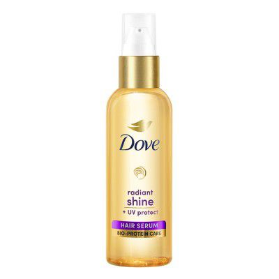 Dove Radiant Shine + UV Protect Hair Serum For Dry & Frizzy Hair, 100ml