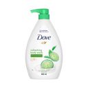 Dove Refreshing Body Wash, with Cucumber & Green Tea Scent, for Soft, 24hr Moisturised Skin, 800ml...