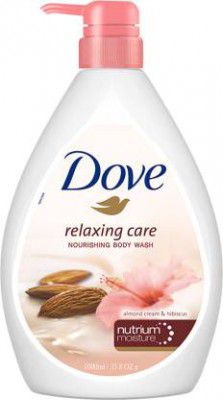 DOVE Relaxing Almond Cream Body Wash with Hibiscus for Smooth Skin,Soft & Sweet Scent  (1000 ml)