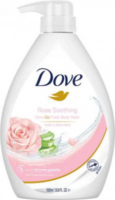 DOVE Soothing Rose & Aloe Vera Body Wash for Replenished Skin, Refreshing Scent (1000 ml)