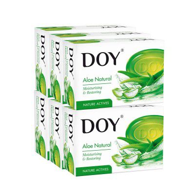 Doy Aloe Natural Soap 125 g (Pack of 6)