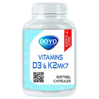 DOYO Vitamin D3 K2 MK7 Cholecalciferol Soft Gelatin Capsules