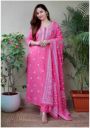 DP Designer Women Pure Cotton Kurta Pant Dupatta Set...
