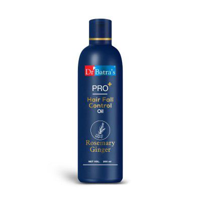 Dr Batra Pro Rosemary & Ginger Hair Oil 200 ml | Clinically Inspired Hair Fall Control & Scalp Nourishing Oil 