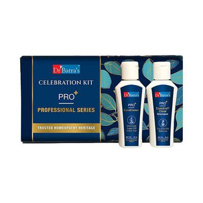 Dr Batra’s Pro+ Dandruff Clear Shampoo & Conditioner Kit (PRO+ CELEBRATION KIT) - 50 ml Each
