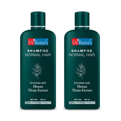 Dr Batra’s Henna & Thuja Hair Growth Shampoo (200 ml, Pack of 2)