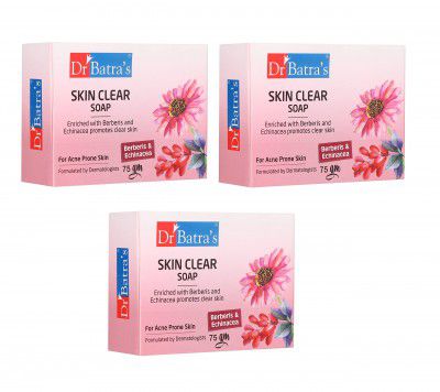 Dr Batras Skin Clear Soap 75 gm (Pack of 3)