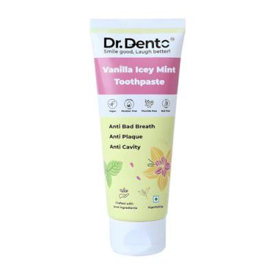 Dr.Dento Vanilla Icey Mint Natural Toothpaste -16 Gm 